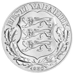 2 Couronnes Argent Estonie 1930 - Château de Toompea