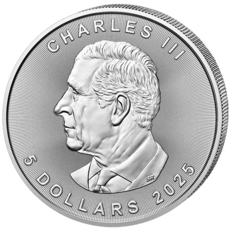 5 Dollars Argent Canada BU 2026 - Feuille d’érable