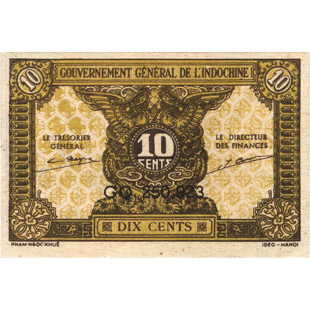 10 Centimes Indochine 1942