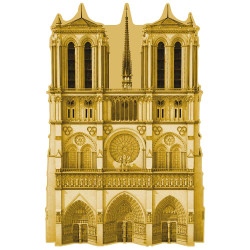 500 Francs CFA 2024 dorée - Notre-Dame de Paris
