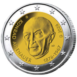 La 2 Euro Allemagne 2026 Konrad Adenauer offerte*