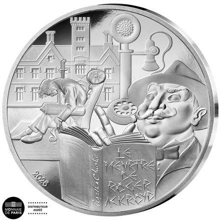 10 Euro Argent France BE 2026 - Le meurtre de Roger Ackroyd