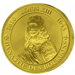 Pièce de collection dorée - Louis XIII (1610-1643)