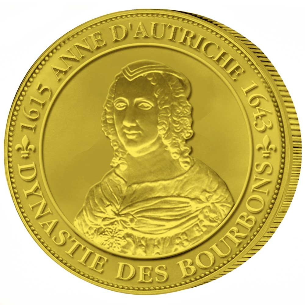 Anne d'Autriche (1601-1666) dorée