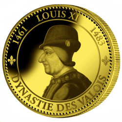 Louis XI (1423-1483) dorée