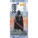 Billet Souvenir 5000 Crédits Galactic - Dark Vador