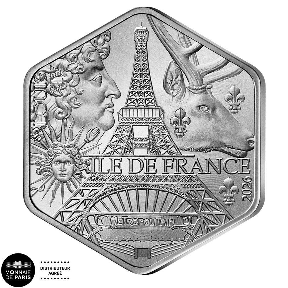 10 Euro Argent France 2026 - Île-de-France