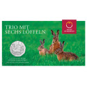 5 Euro Argent Autriche BU 2026 - 3 Lapins d’Albrecht Dürer