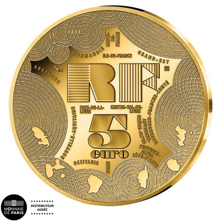 5 Euro Or France BE 2026 - Île-de-France