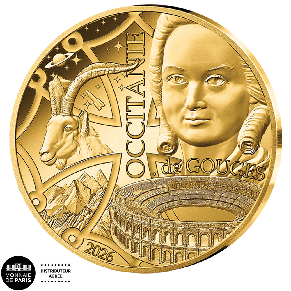 5 Euro Or France BE 2026 - Occitanie