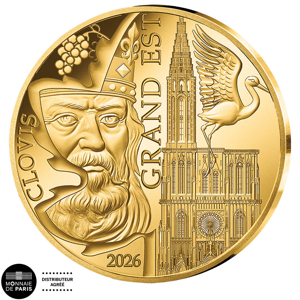 5 Euro Or France BE 2026 - Grand Est