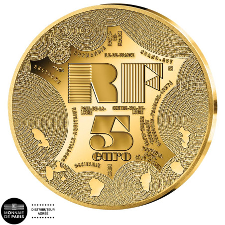 5 Euro Or France BE 2026 - Grand Est