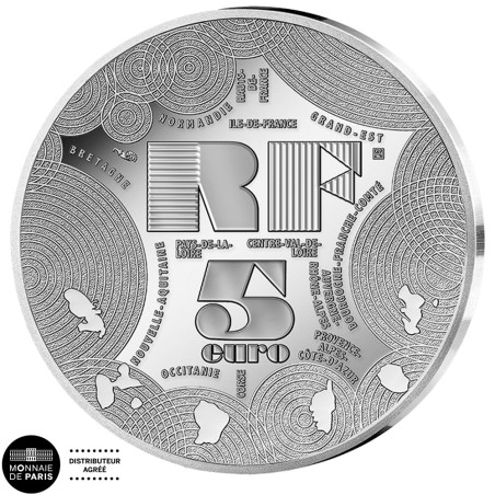 5 Euro Argent France BE 2026 - Île-de-France
