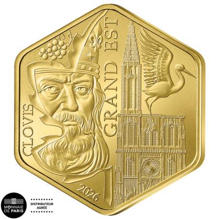 500 Euro Or France 2026 hexagonale - Grand Est