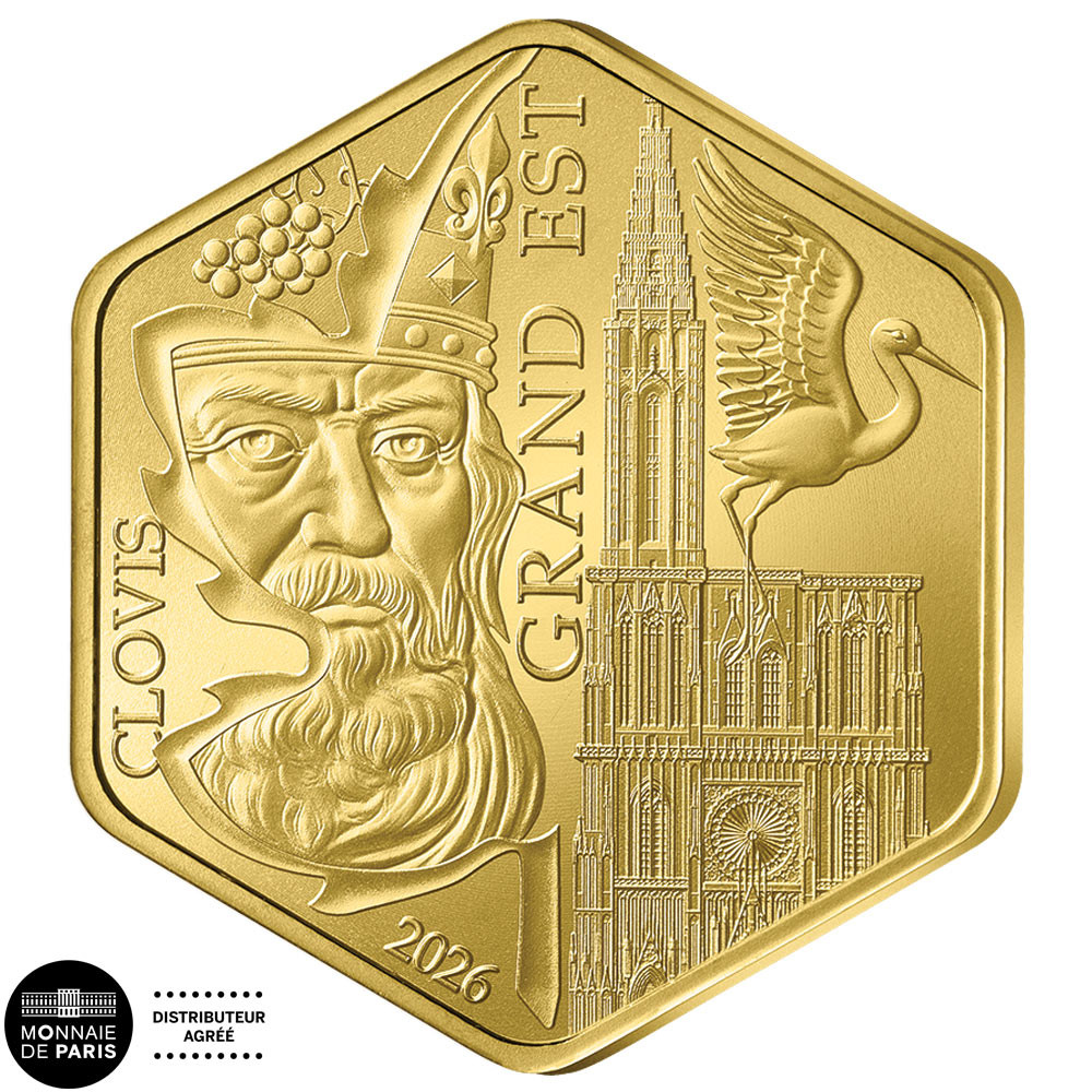500 Euro Or France 2026 hexagonale - Grand Est