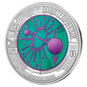 25 Euro Argent et Niobium Autriche BU 2026 colorisée - Physique quantique