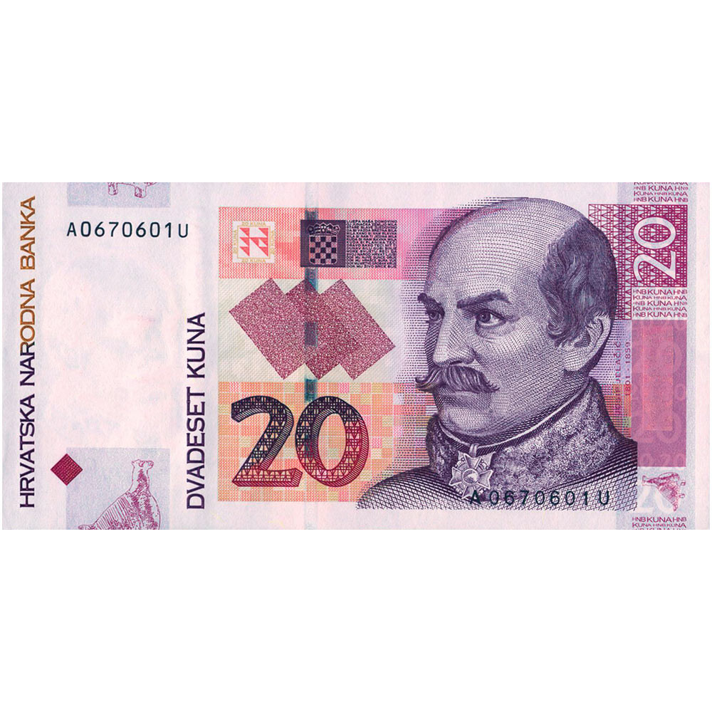 20 Kuna Croatie 2012