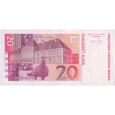 20 Kuna Croatie 2012
