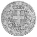 5 Lires Argent Italie - Victor-Emmanuel II (roi 1861-1878)