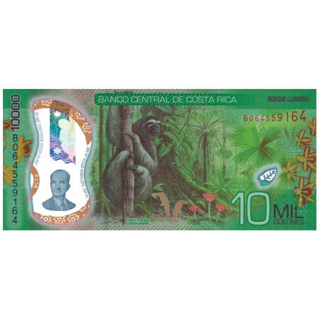 10000 Colones Costa Rica 2019