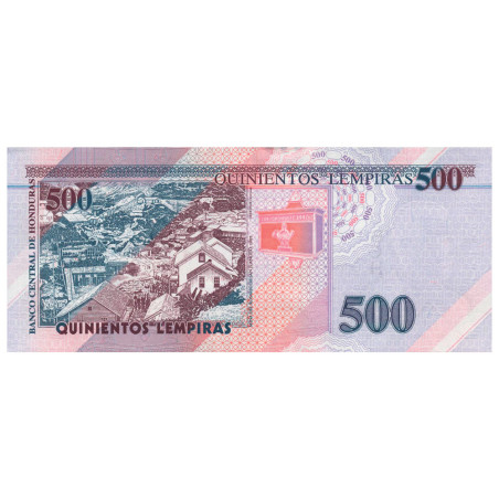500 Lempiras Honduras 2014
