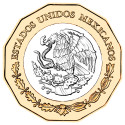 20 Pesos Mexique 2022