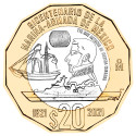 20 Pesos Mexique 2022