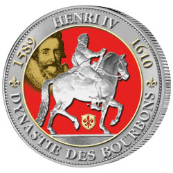 Pièce de collection colorisée - Henri IV