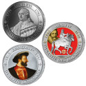 Lot 3 pièces de collection Rois de France