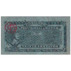 20 Centavos Mexique 1914