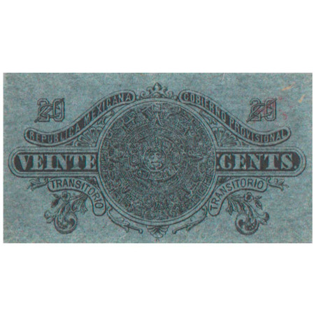 20 Centavos Mexique 1914