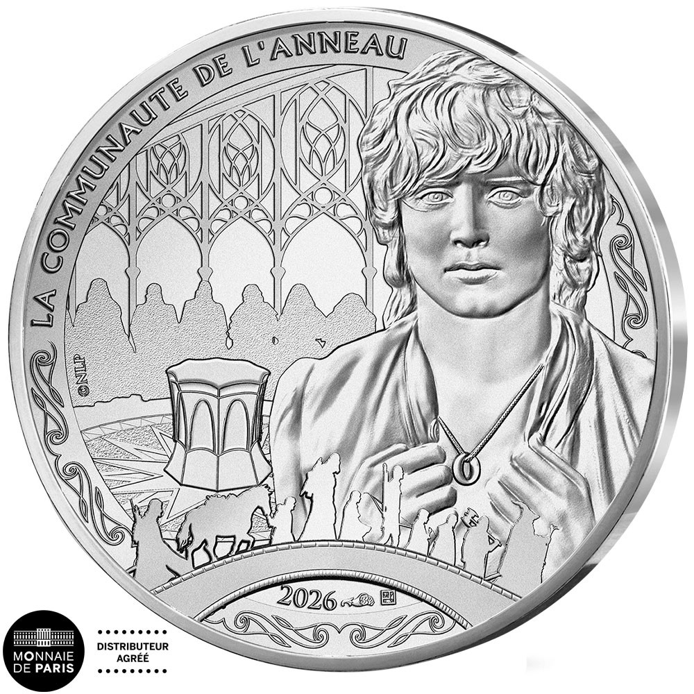 10 Euro Argent France 2026 - La communauté  de l’Anneau