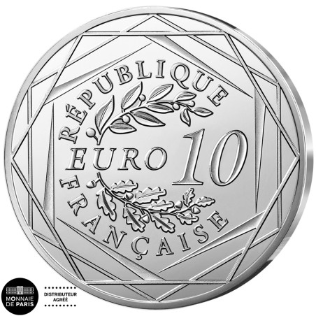 10 Euro Argent France 2026 colorisées - Gollum