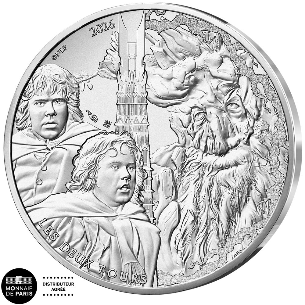 10 Euro Argent France 2026 - Merry, Pippin et Sylvebarbe