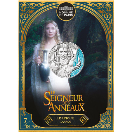 10 Euro Argent France 2026 colorisées - La fiole de Galadriel