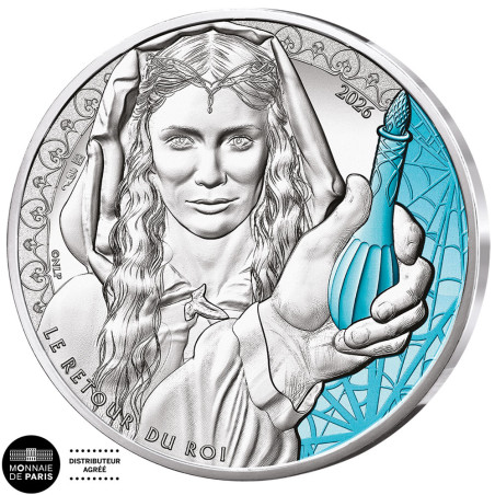 10 Euro Argent France 2026 colorisées - La fiole de Galadriel