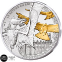 10 Euro Argent France 2026 colorisées - Les aigles contre les bêtes ailées