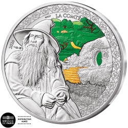 50  Euro Argent France BU 2026 colorisées - Gandalf et la Comté