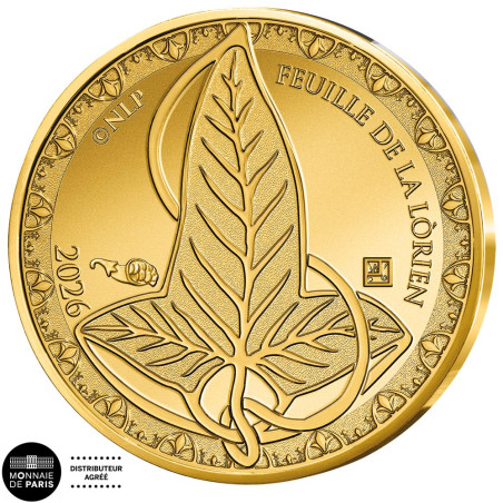 100 Euro Or France BU 2026 - La feuille de la Lórien