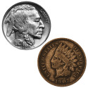 Lot 5 et 1 Cents USA