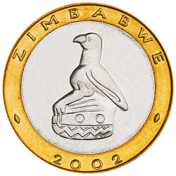 5 Dollars Zimbabwe 2001-2002