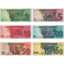 Lot 6 billets Dollars Zimbabwe 2019-2020