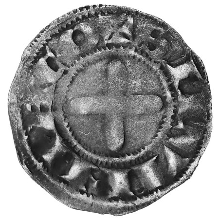 1 Denier Argent France 1180-1213 - Maiolus