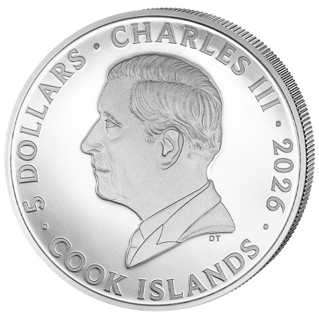 5 Dollars Argent BE 2026 - Fierté - Lion