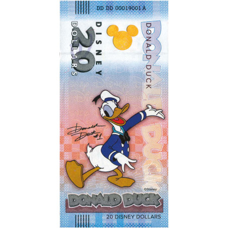 20 Dollars Disney - Donald