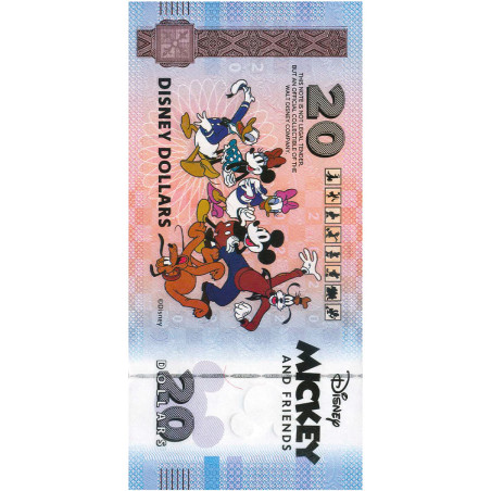 20 Dollars Disney - Donald