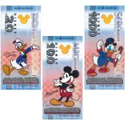 Lot 3 billets Disney