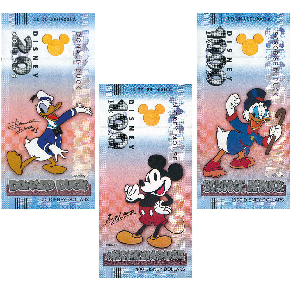 Lot 3 billets Disney