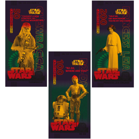 Lot 3 billets Star Wars