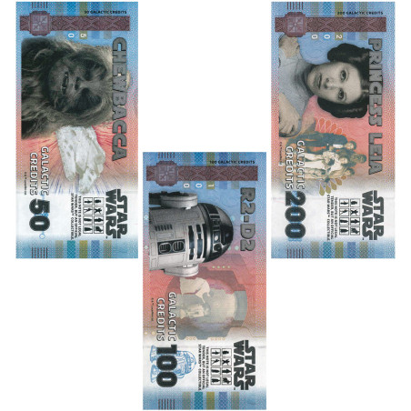 Lot 3 billets Star Wars